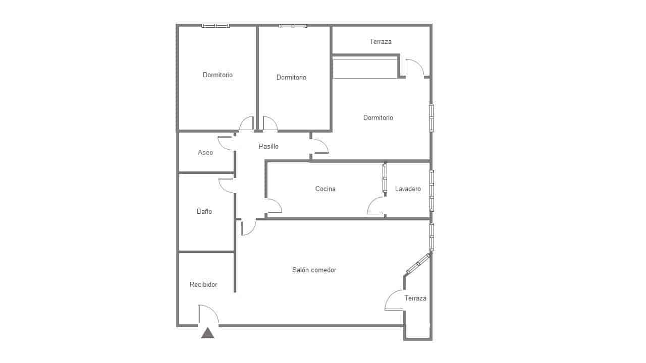 3 sovrum Lägenhet till salu i Palma de Mallorca med garage - 425 000 € (Ref: 9752166)