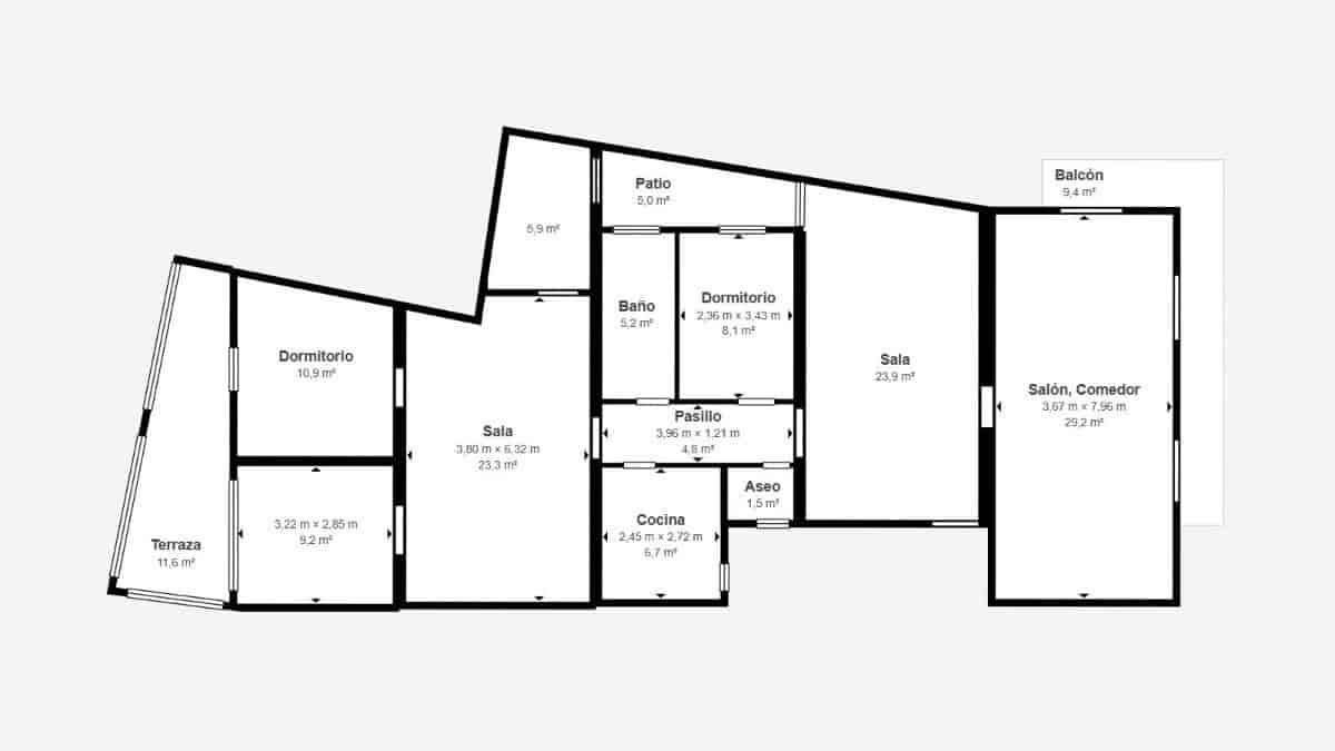 4 quarto Apartamento para venda em Palma de Mallorca - 1 100 000 € (Ref: 9812266)
