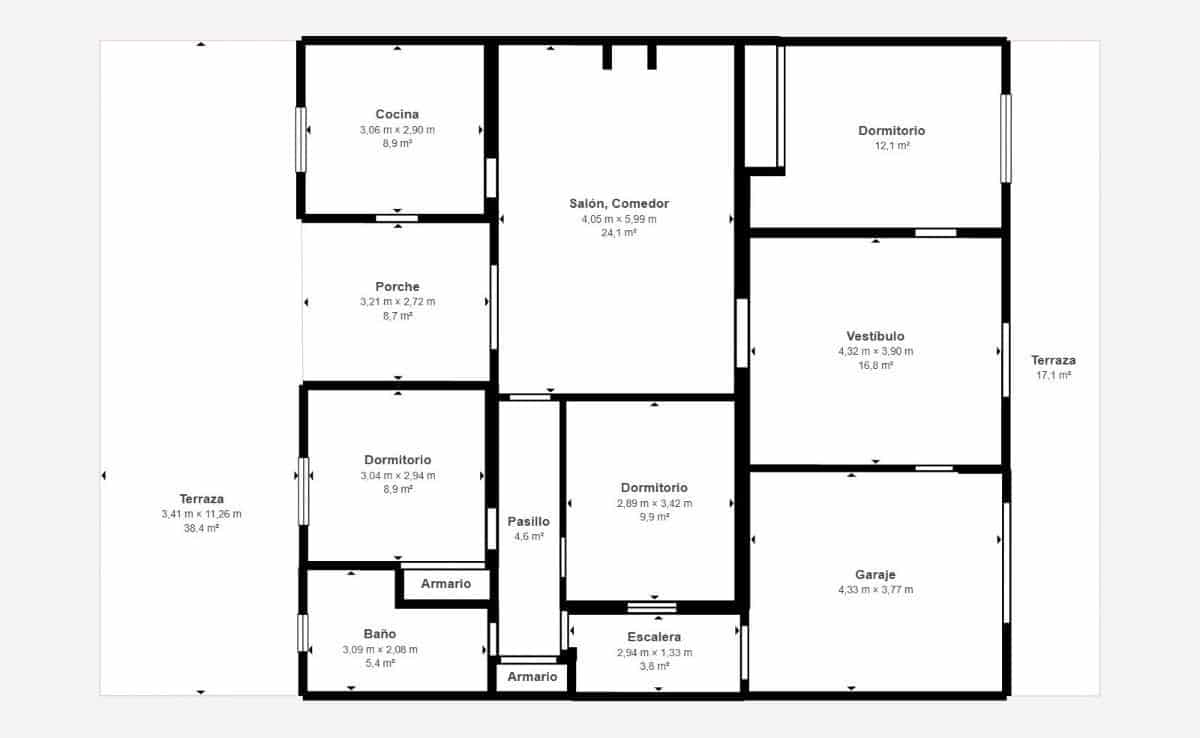 4 camera da letto Casa in vendita in Sa Rapita / La Rapita con garage - 418.000 € (Rif: 9833805)
