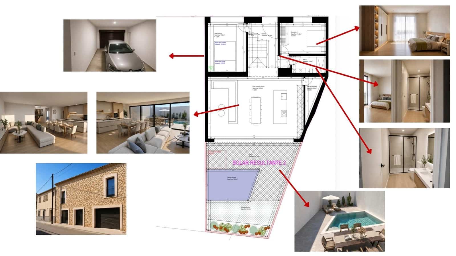 3 bedroom Townhouse for sale in Sa Cabaneta / La Cabaneta with pool - € 1,100,000 (Ref: 9833806)