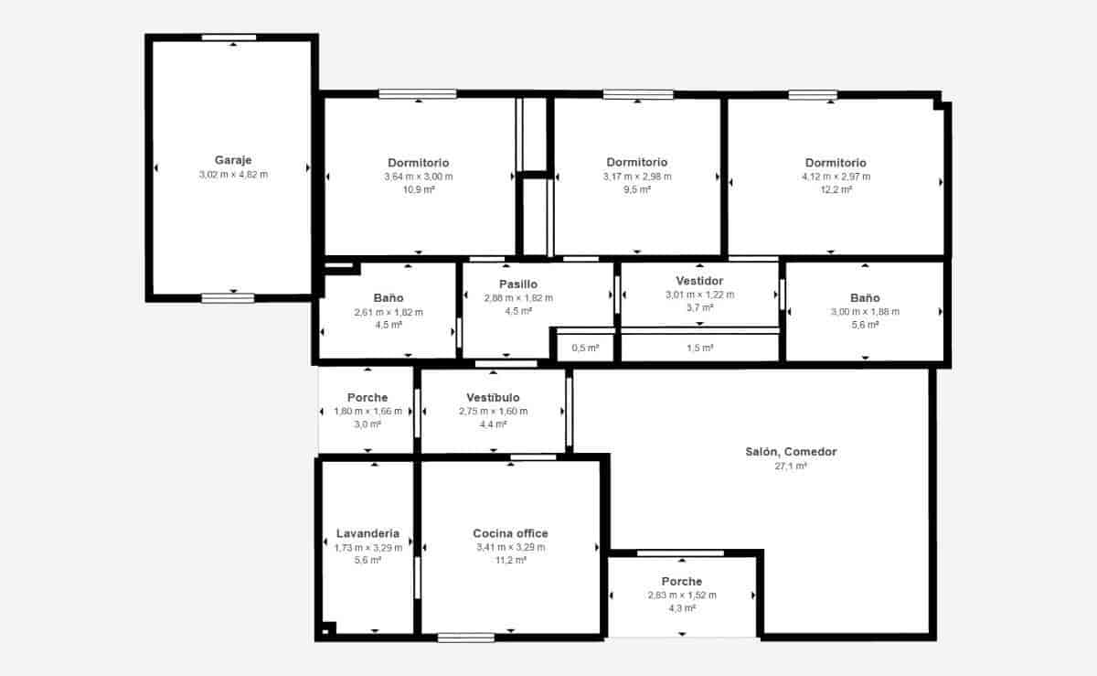3 camera da letto Appartamento in vendita in Marratxi con garage - 640.000 € (Rif: 9839444)
