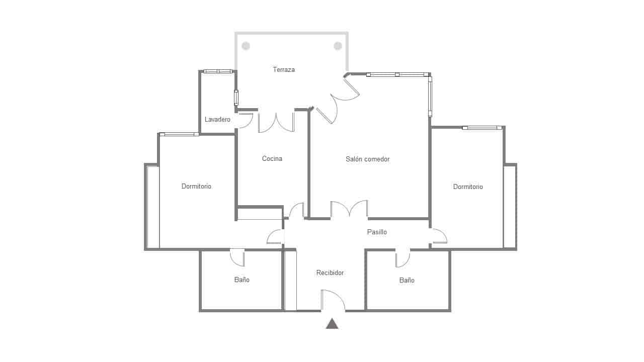2 camera da letto Appartamento in vendita in Palma de Mallorca con piscina garage - 850.000 € (Rif: 9986966)