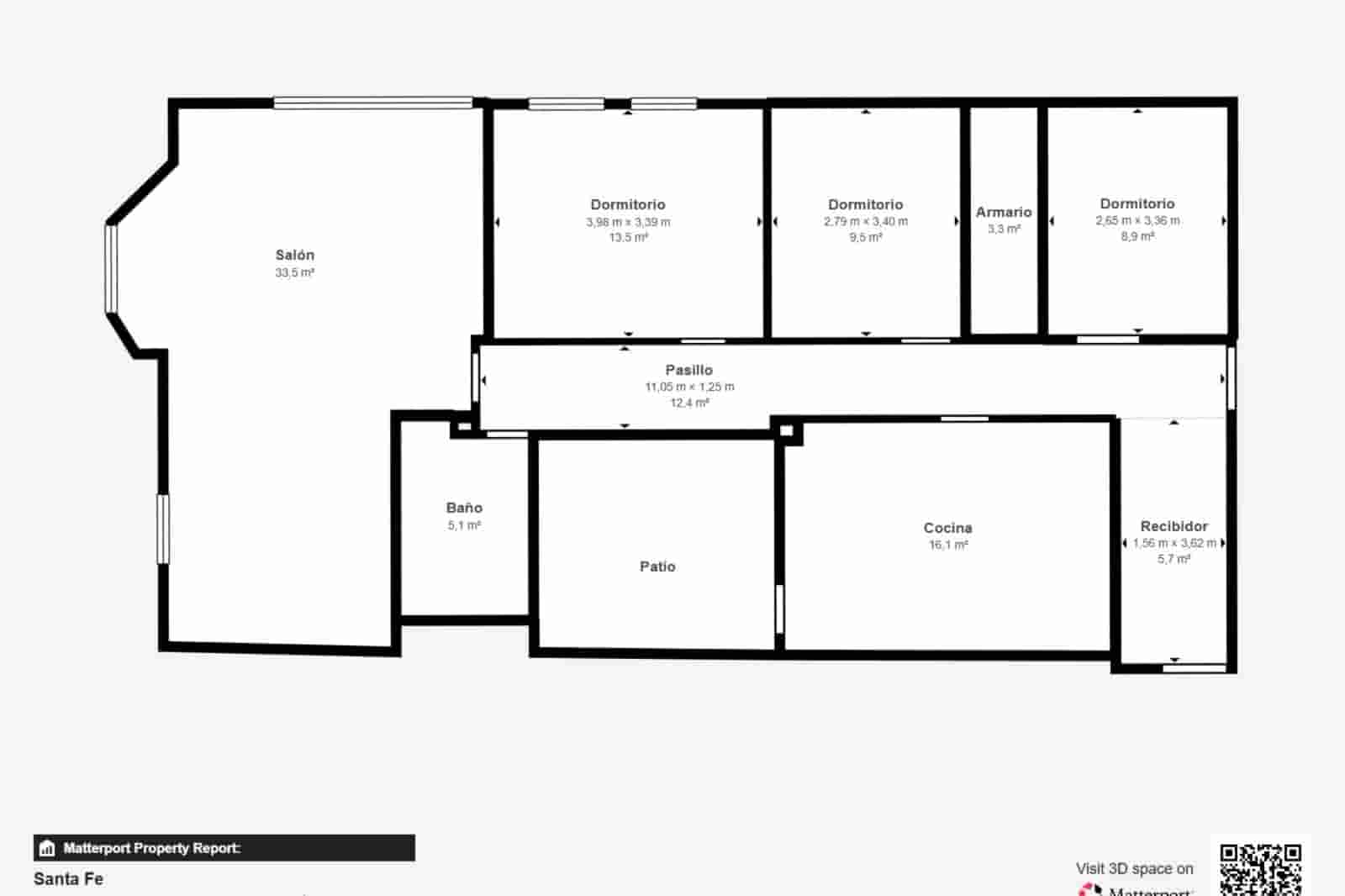 3 bedroom Flat for sale in Santa Fe - € 158,000 (Ref: 10021129)