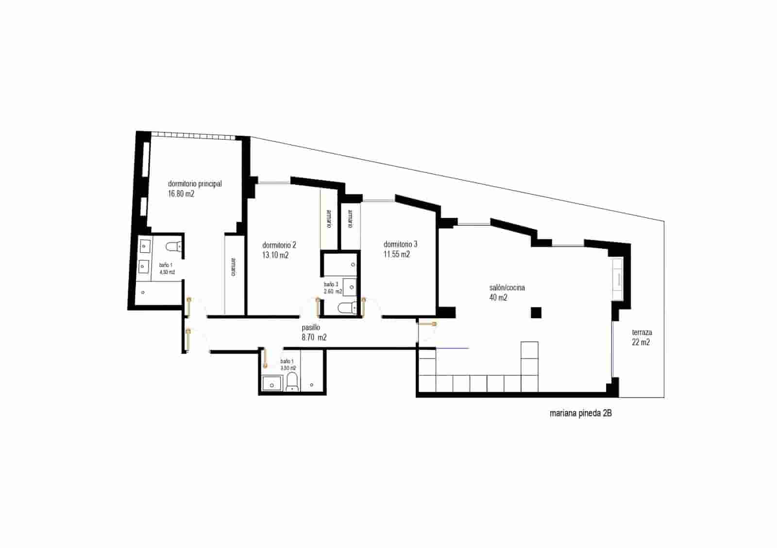 3 sovrum Lägenhet till salu i Granada stad - 499 500 € (Ref: 10102563)