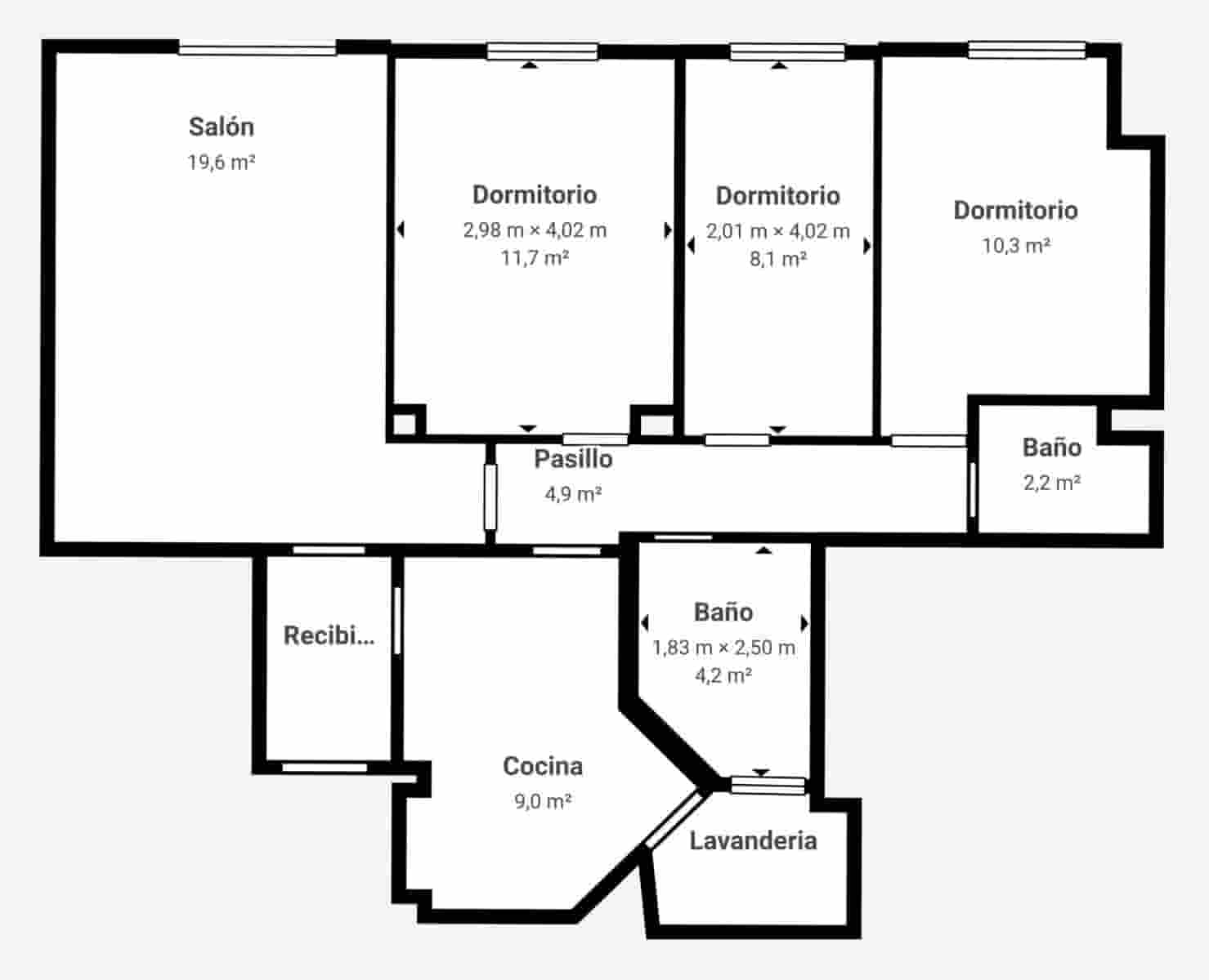 3 sypialnia Mieszkanie na sprzedaż w Miasto Grenada z garażem - 339 000 € (Ref: 10120165)
