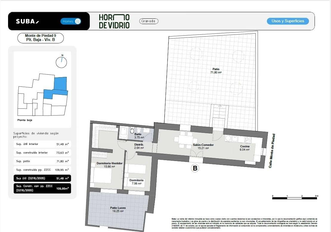 2 Zimmer Wohnung zu verkaufen in Granada Stadt - 397.000 € (Ref: 9200708)