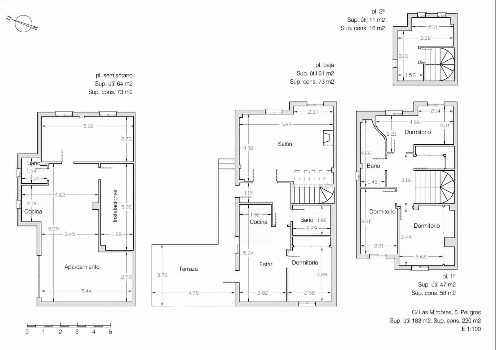 4 bedroom Terraced Villa for sale in Peligros with pool garage - € 395,000 (Ref: 9502661)