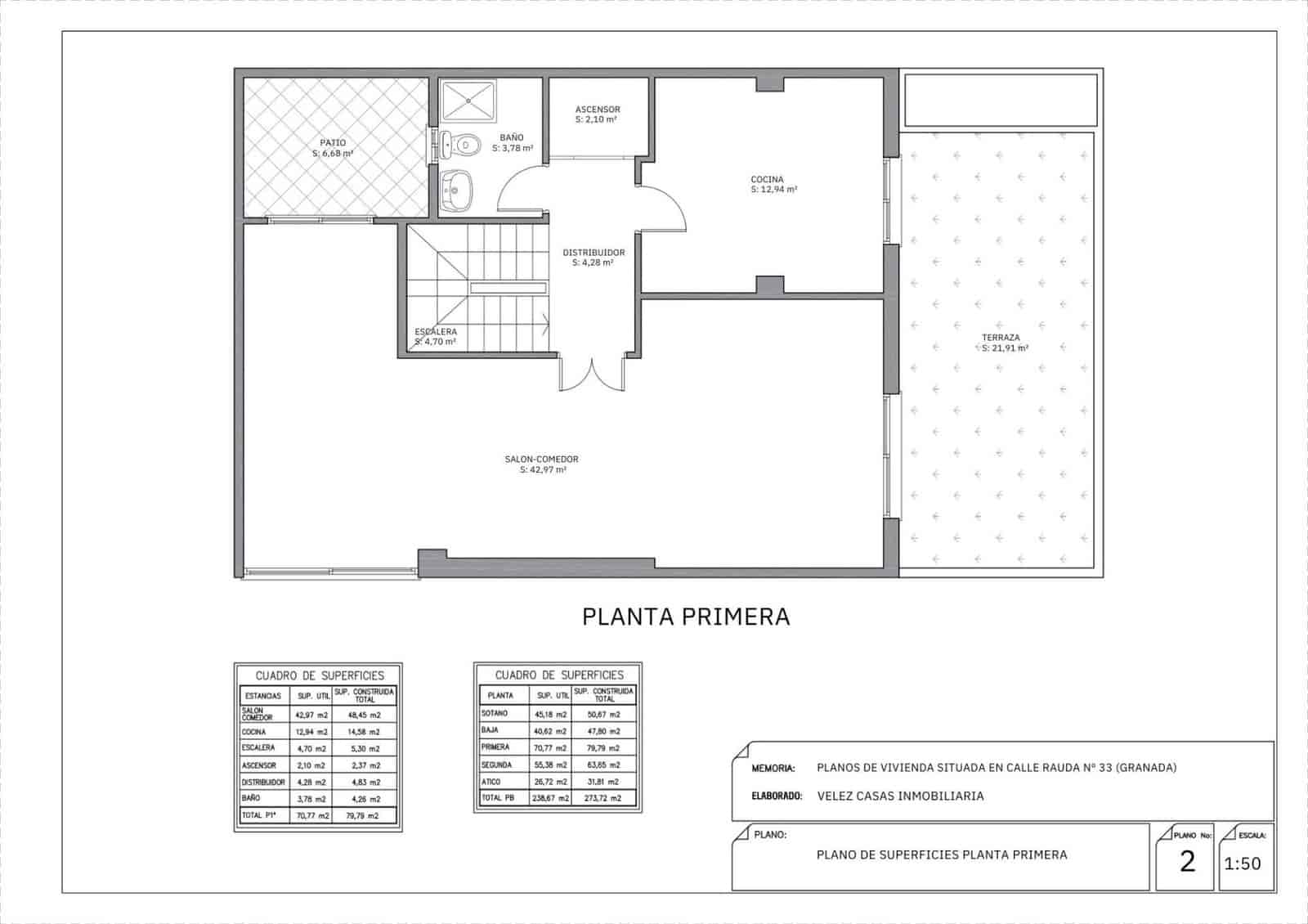 4 soveværelse Rækkehus til salg i Granada by med garage - € 512.000 (Ref: 9702391)