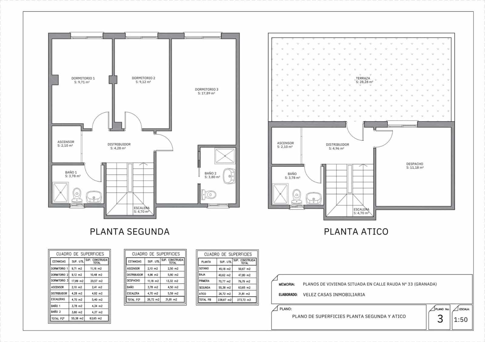 4 soveværelse Rækkehus til salg i Granada by med garage - € 512.000 (Ref: 9702391)