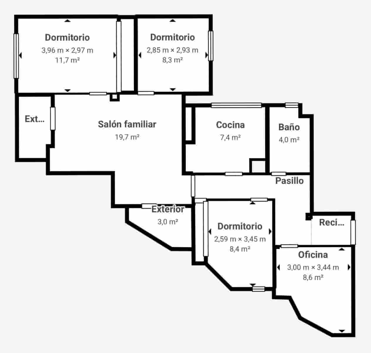 4 bedroom Flat for sale in Granada city - € 258,000 (Ref: 9732452)