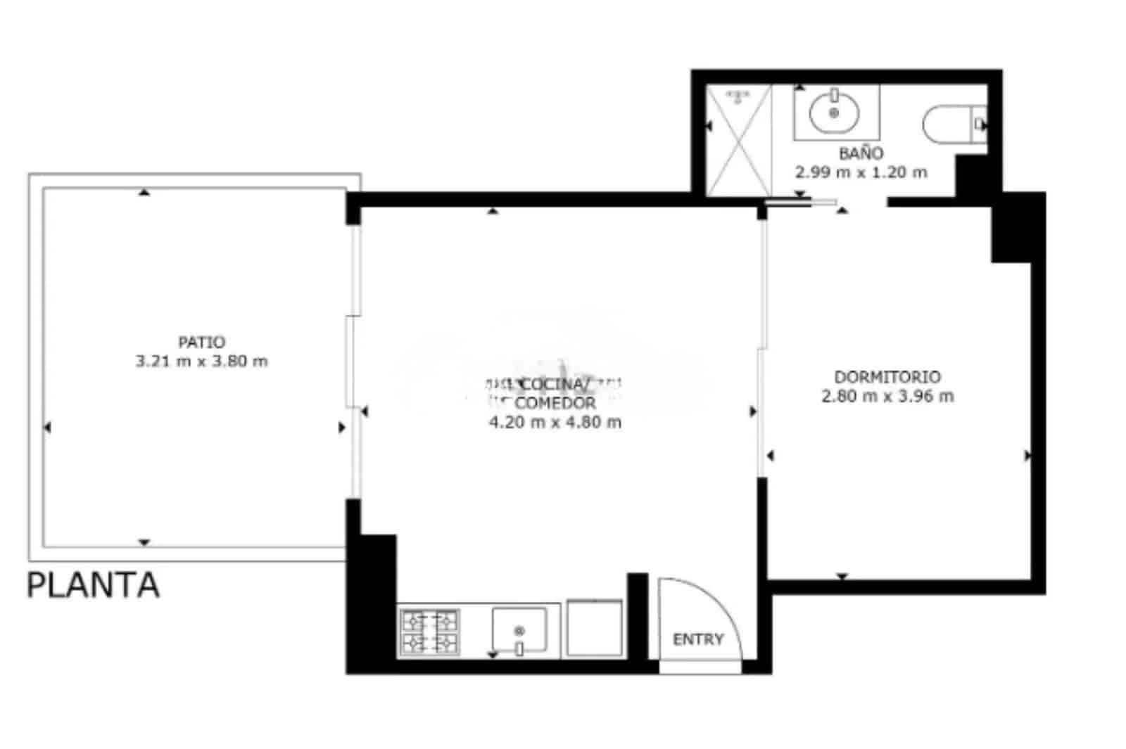 1 chambre Appartement à vendre à Grenade ville avec piscine garage - 205 000 € (Ref: 9922546)