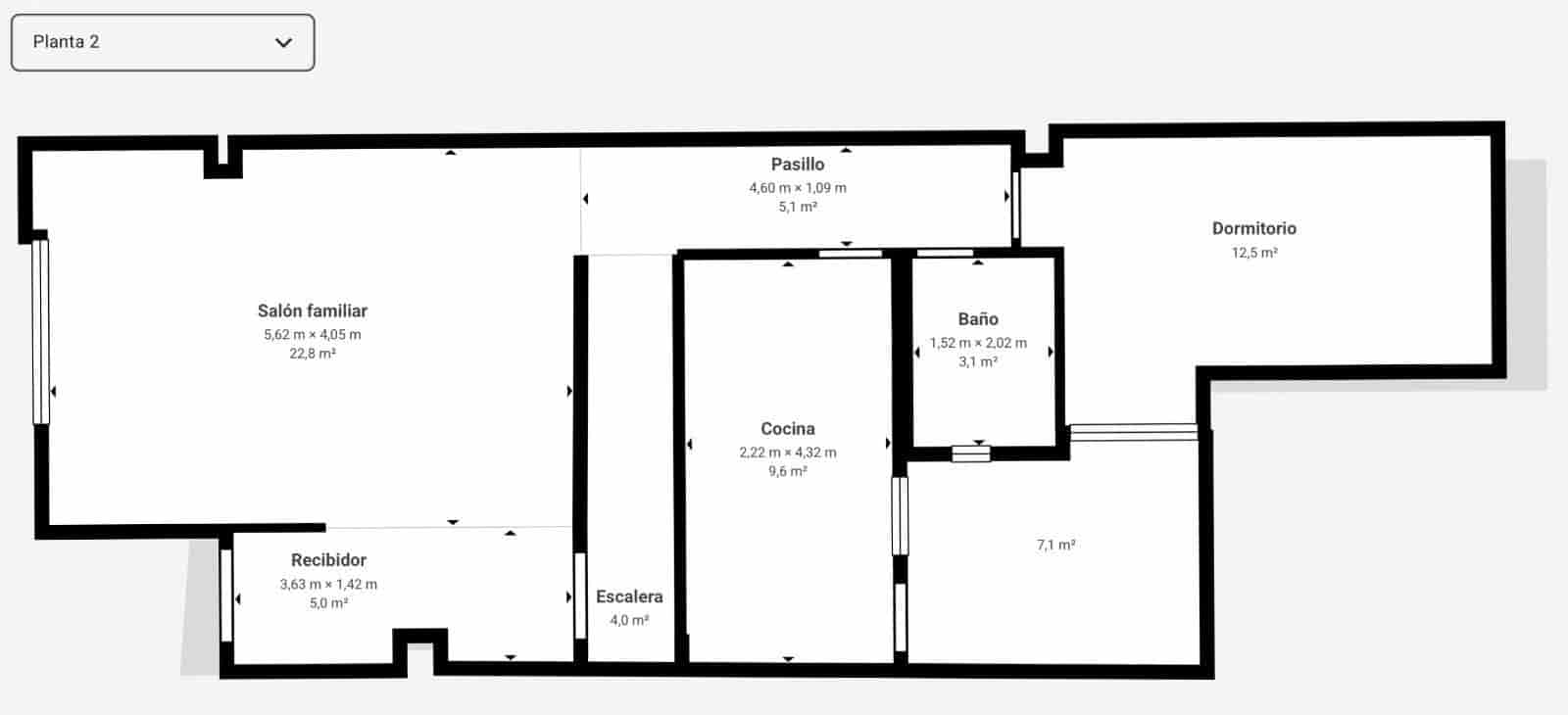 5 sovrum Radhus till salu i Granada stad med garage - 695 000 € (Ref: 9945944)