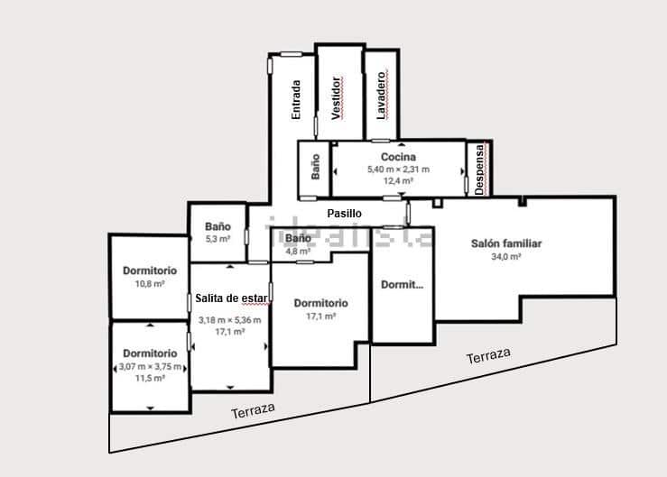 5 soverom Leilighet til salgs i Granada by med garasje - € 575 000 (Ref: 9959981)