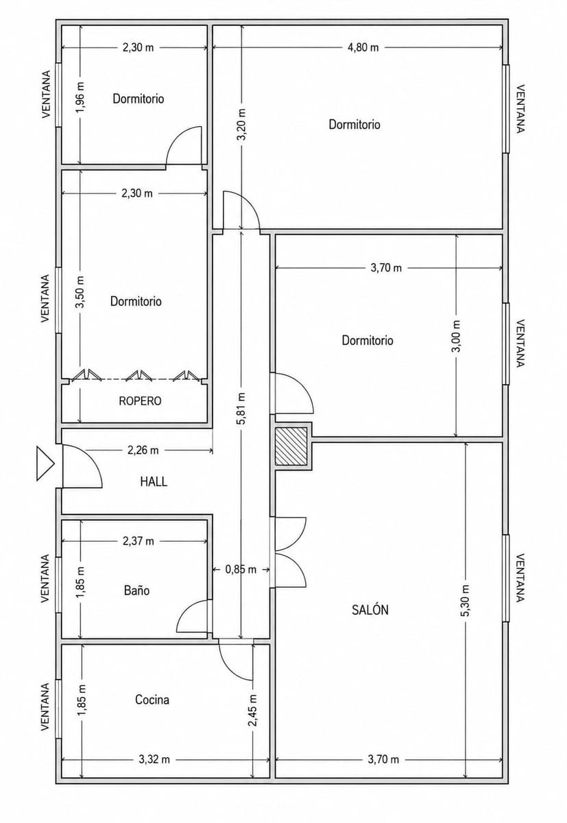 3 sovrum Lägenhet till salu i Granada stad - 269 900 € (Ref: 9959984)