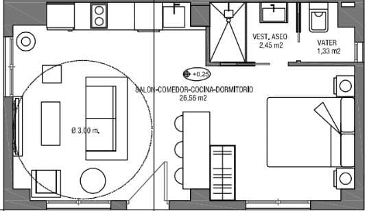 1 soverom Leilighet til salgs i Granada by - € 137 900 (Ref: 9975638)