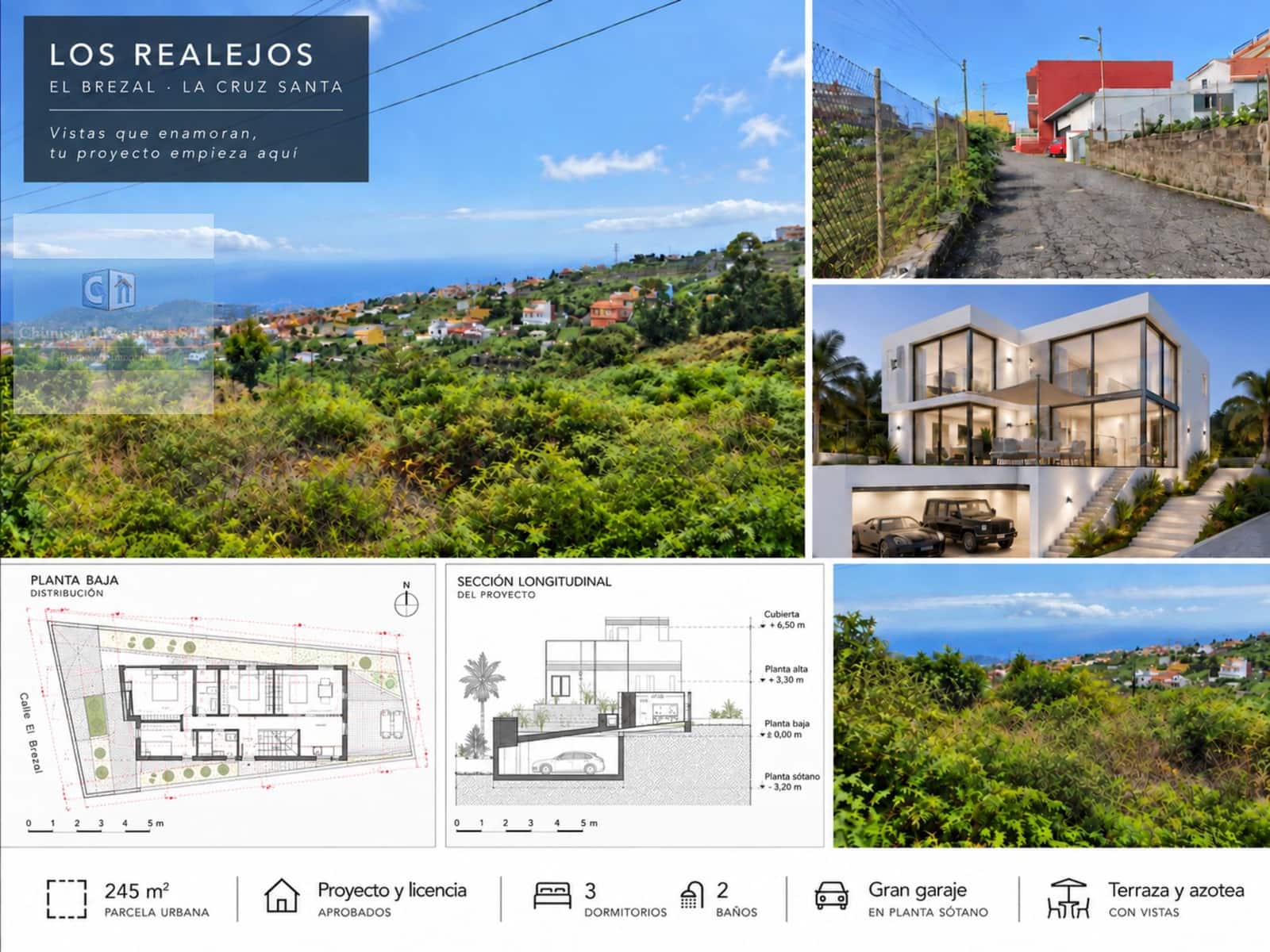 Bauplatz zu verkaufen in Los Realejos - 120.000 € (Ref: 10091469)