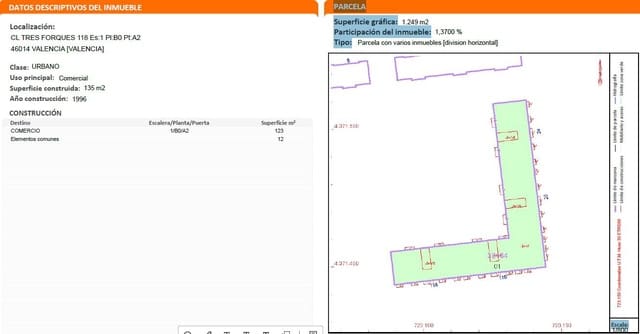 Commercial for sale in La Fontsanta, Valencia city - € 127,000 (Ref: 9282557)