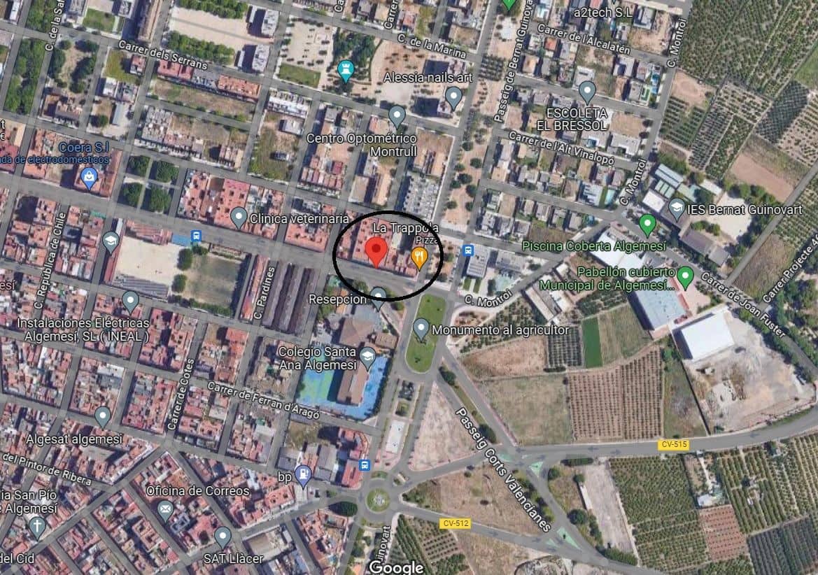 Commerciale in vendita in Algemesi - 147.000 € (Rif: 9282558)