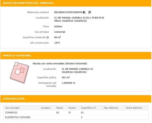 Commercial for sale in Albors, Valencia city - € 416,300 (Ref: 9282561)