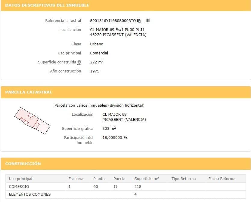 Commerciale in vendita in Picassent - 109.000 € (Rif: 9282573)