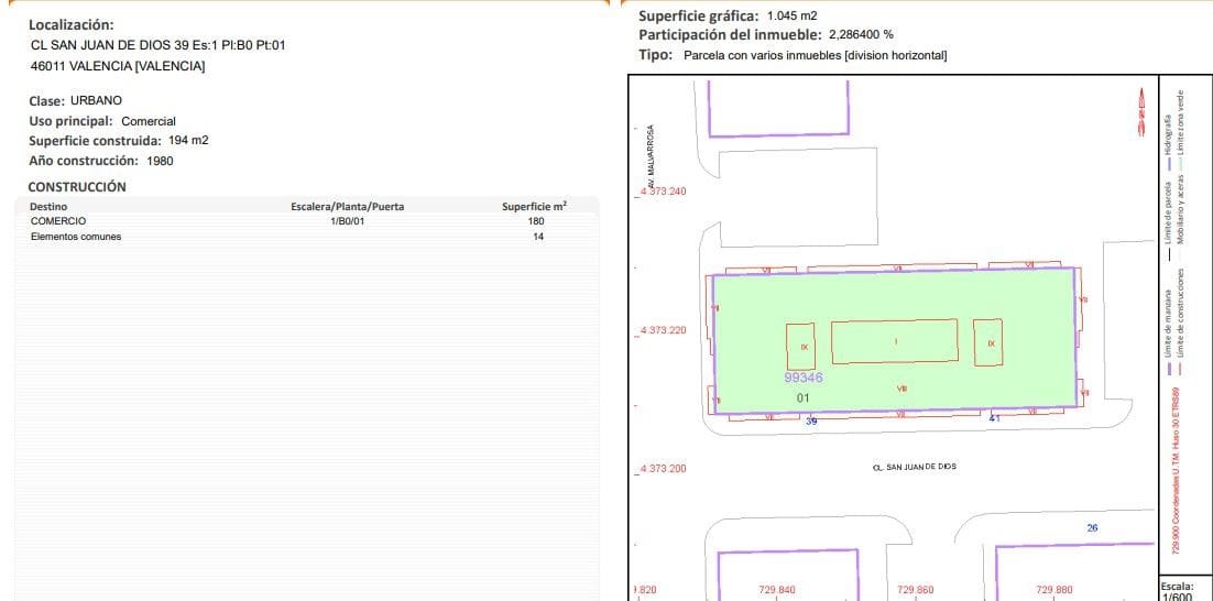 Local Comercial en València ciudad en venta - 230.000 € (Ref: 9414545)