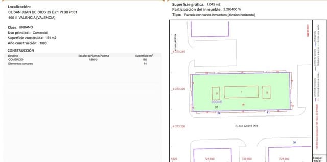 Commercial for sale in La Malva-Rosa, Valencia city - € 230,000 (Ref: 9414545)