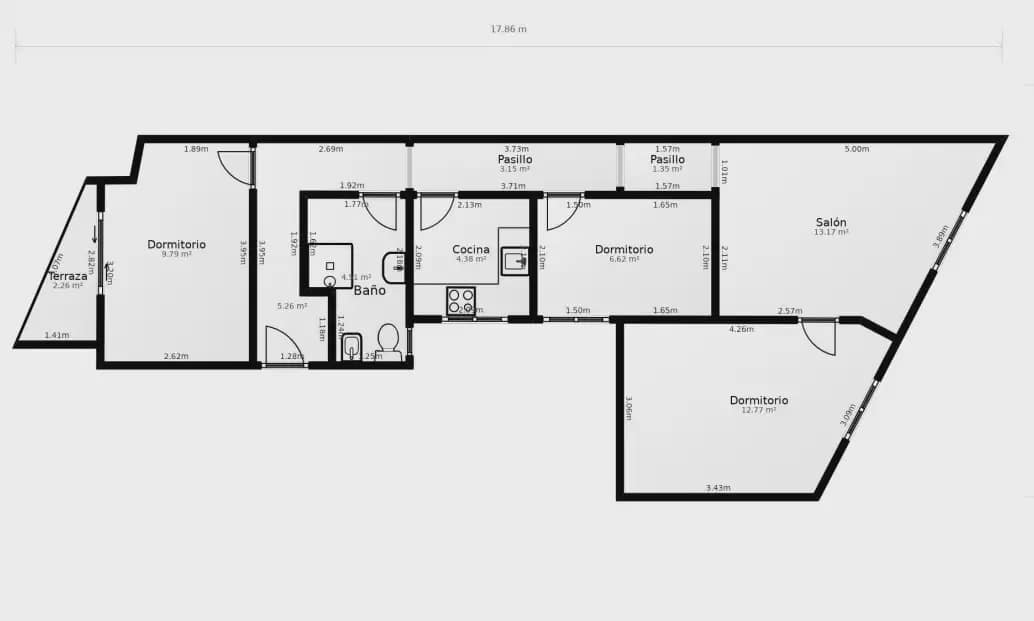 3 bedroom Flat for sale in Valencia city - € 255,000 (Ref: 9940732)