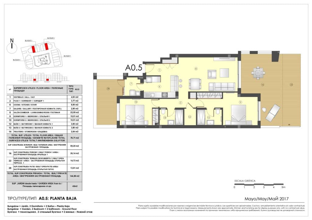 2 sypialnia Apartament na sprzedaż w Cancelada z basenem garażem - 540 000 € (Ref: 4406927)