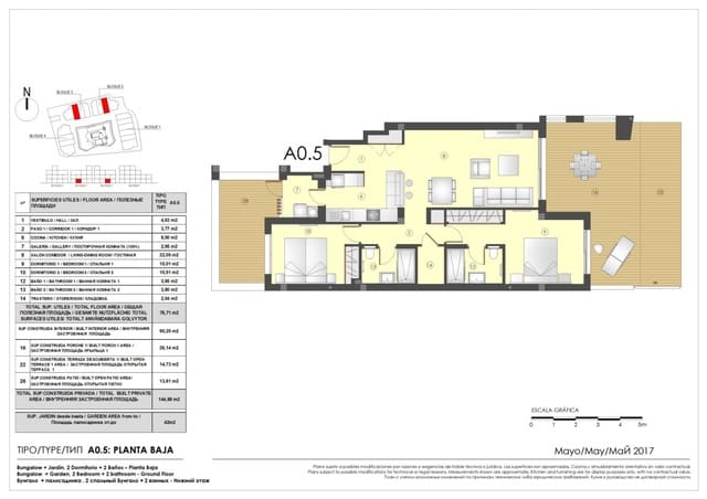 2 sypialnia Apartament na sprzedaż w Cancelada, Estepona z basenem garażem - 540 000 € (Ref: 4406927)