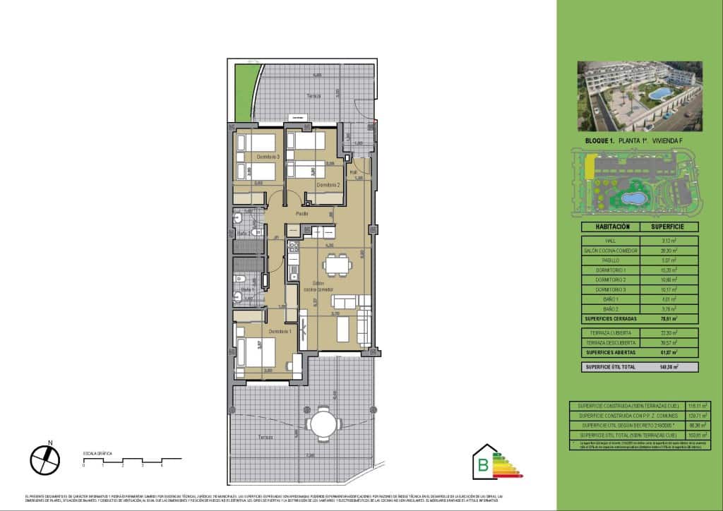 3 camera da letto Appartamento in vendita in Benalmadena con piscina - 345.730 € (Rif: 4510969)