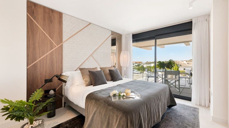 3 sypialnia Apartament na sprzedaż w Estepona z basenem garażem - 385 000 € (Ref: 4766525)