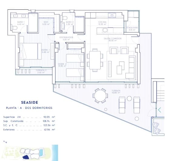2 sypialnia Apartament na sprzedaż w Estepona z basenem - 1 280 000 € (Ref: 6300338)