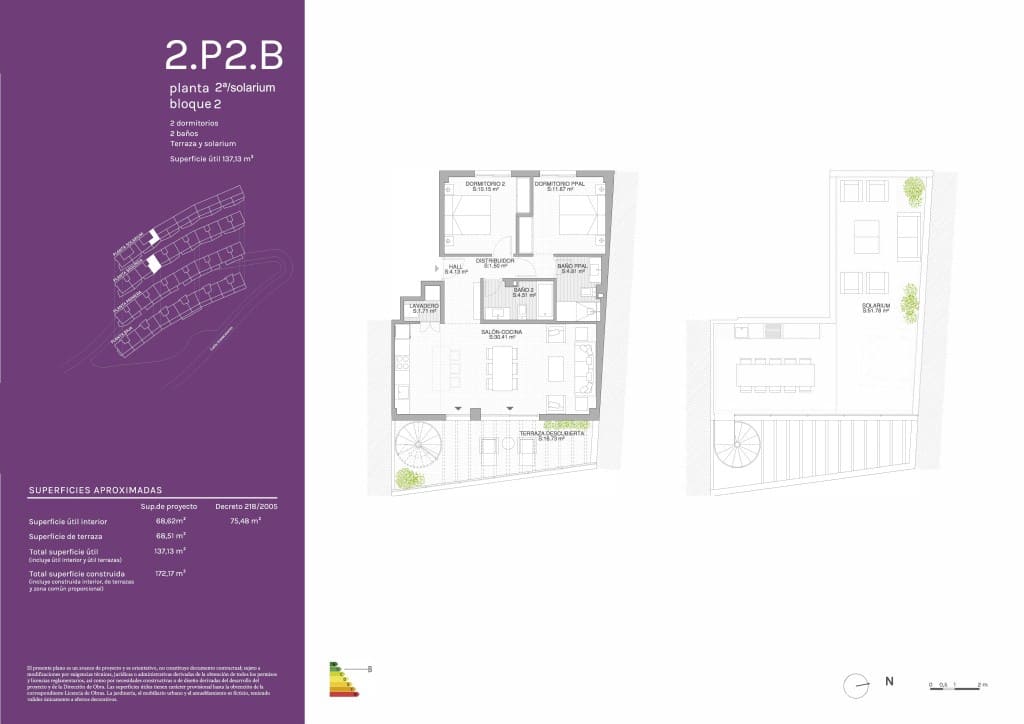 2 bedroom Penthouse for sale in Rincon de la Victoria with pool - € 630,000 (Ref: 6346711)