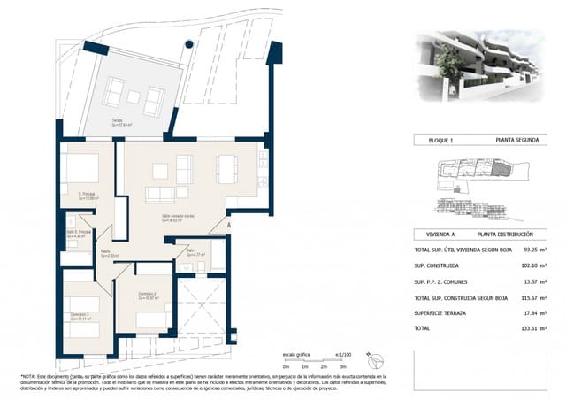 3 makuuhuone Huoneisto myytävänä paikassa Torremolinos mukana uima-altaan - 447 000 € (Ref: 6577671)