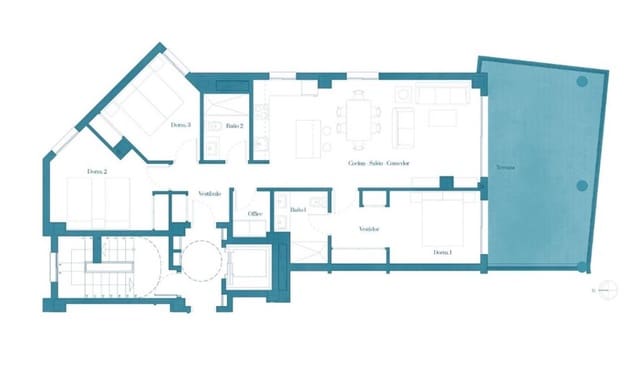 Apartamento de 2 habitaciones en Mijas Costa, Mijas en venta con piscina garaje - 349.900 € (Ref: 6578884)
