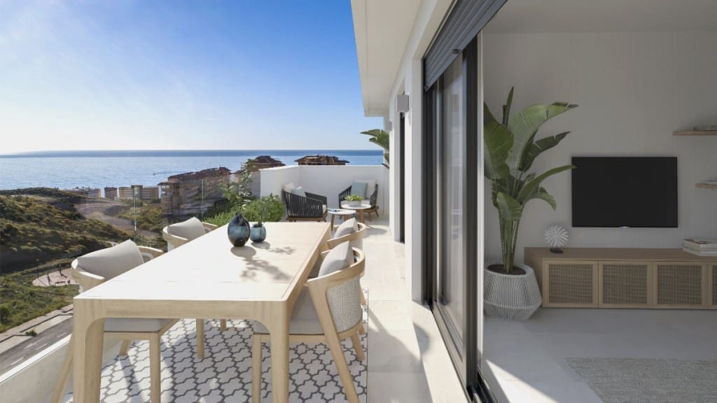 3 sypialnia Apartament na sprzedaż w Benalmadena Costa z basenem - 498 000 € (Ref: 7115968)