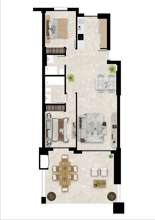 2 bedroom Apartment for sale in Casares with pool - € 367,000 (Ref: 7363058)