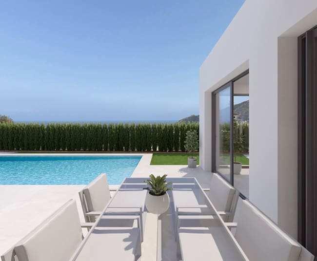 3 sypialnia Willa na sprzedaż w Albir z basenem garażem - 595 000 € (Ref: 7660794)