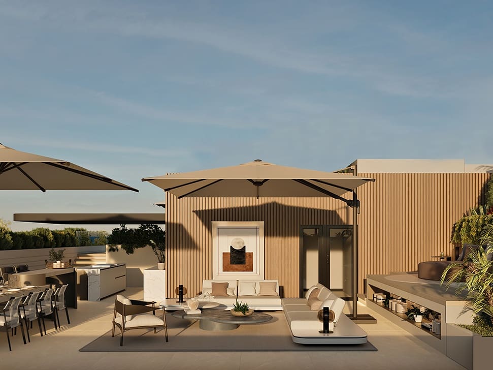 Ático de 3 habitaciones en Marbella en venta con piscina - 3.350.000 € (Ref: 7777847)