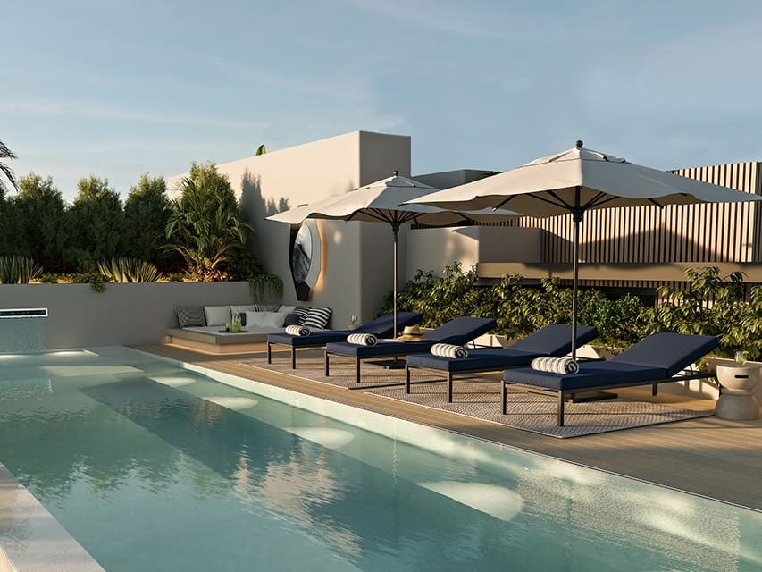 Ático de 3 habitaciones en Marbella en venta con piscina - 3.350.000 € (Ref: 7777847)