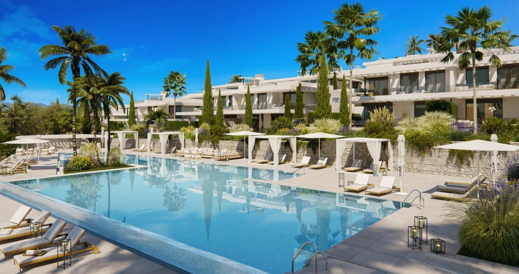 2 sypialnia Apartament na sprzedaż w Marbella z basenem - 1 020 000 € (Ref: 7777877)