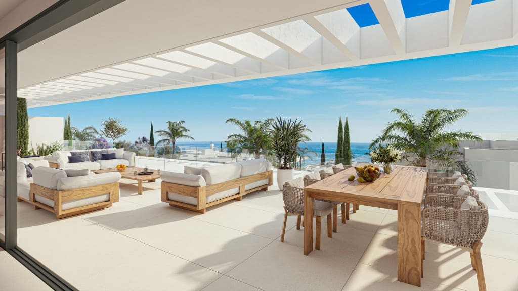 2 sypialnia Apartament na sprzedaż w Marbella z basenem - 1 020 000 € (Ref: 7777877)