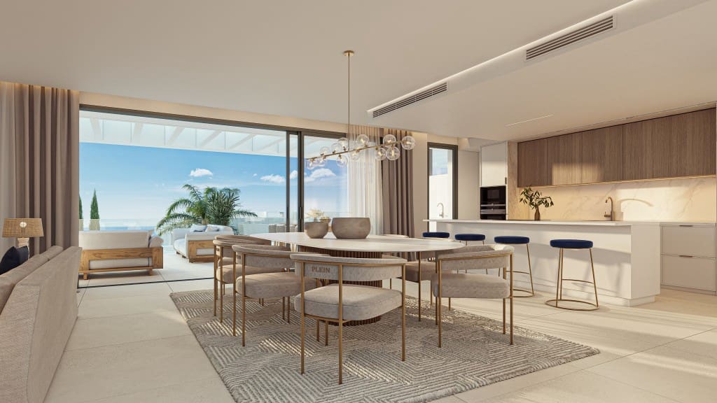 2 sypialnia Apartament na sprzedaż w Marbella z basenem - 1 020 000 € (Ref: 7777877)