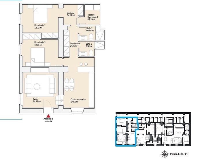 3 soveværelse Lejlighed til salg i Malaga by med swimmingpool - € 1.300.000 (Ref: 8125427)