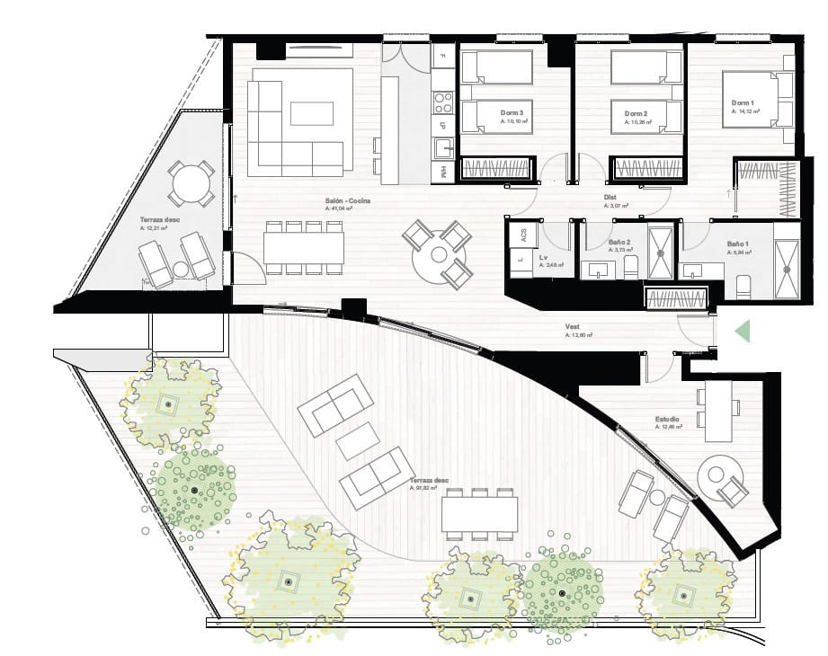 4 bedroom Apartment for sale in Malaga city with pool - € 2,000,000 (Ref: 8584168)