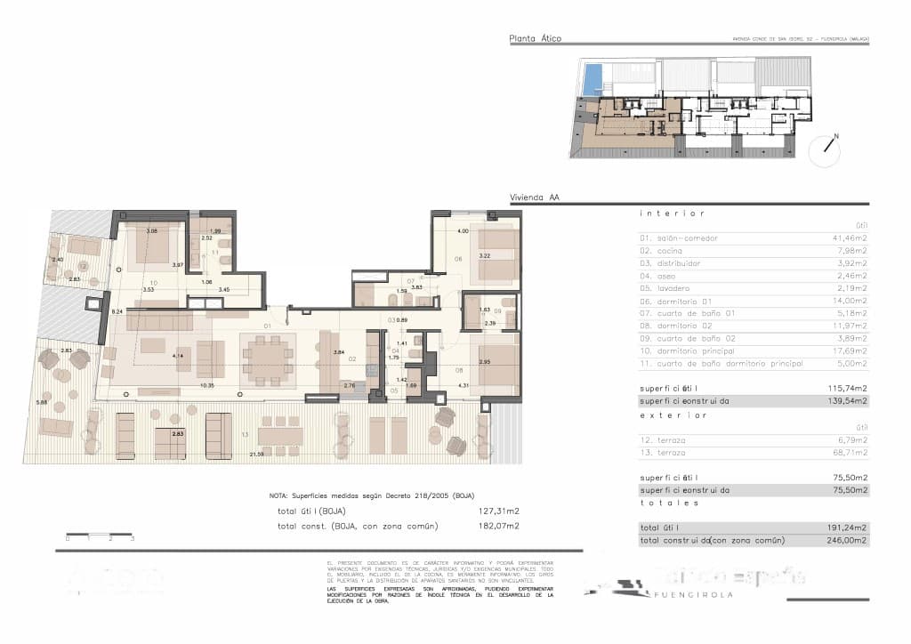 Apartamento de 2 habitaciones en Fuengirola en venta con piscina - 1.550.000 € (Ref: 8647976)