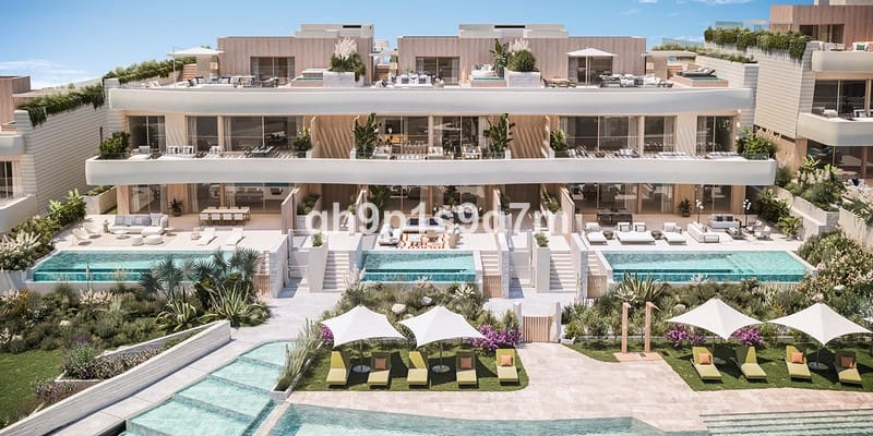 3 sypialnia Apartament na sprzedaż w Marbella z basenem garażem - 3 200 000 € (Ref: 8713637)