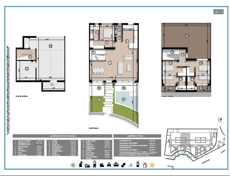 3 soveværelse Byhus til salg i Malaga by med swimmingpool - € 1.490.000 (Ref: 8755239)