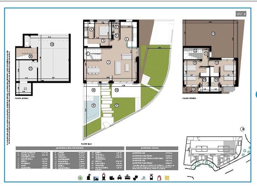 3 soveværelse Byhus til salg i Malaga by med swimmingpool - € 1.490.000 (Ref: 8755239)