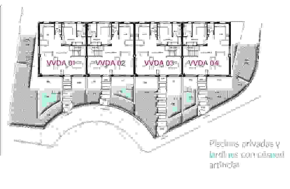 3 soveværelse Byhus til salg i Malaga by med swimmingpool - € 1.490.000 (Ref: 8755239)